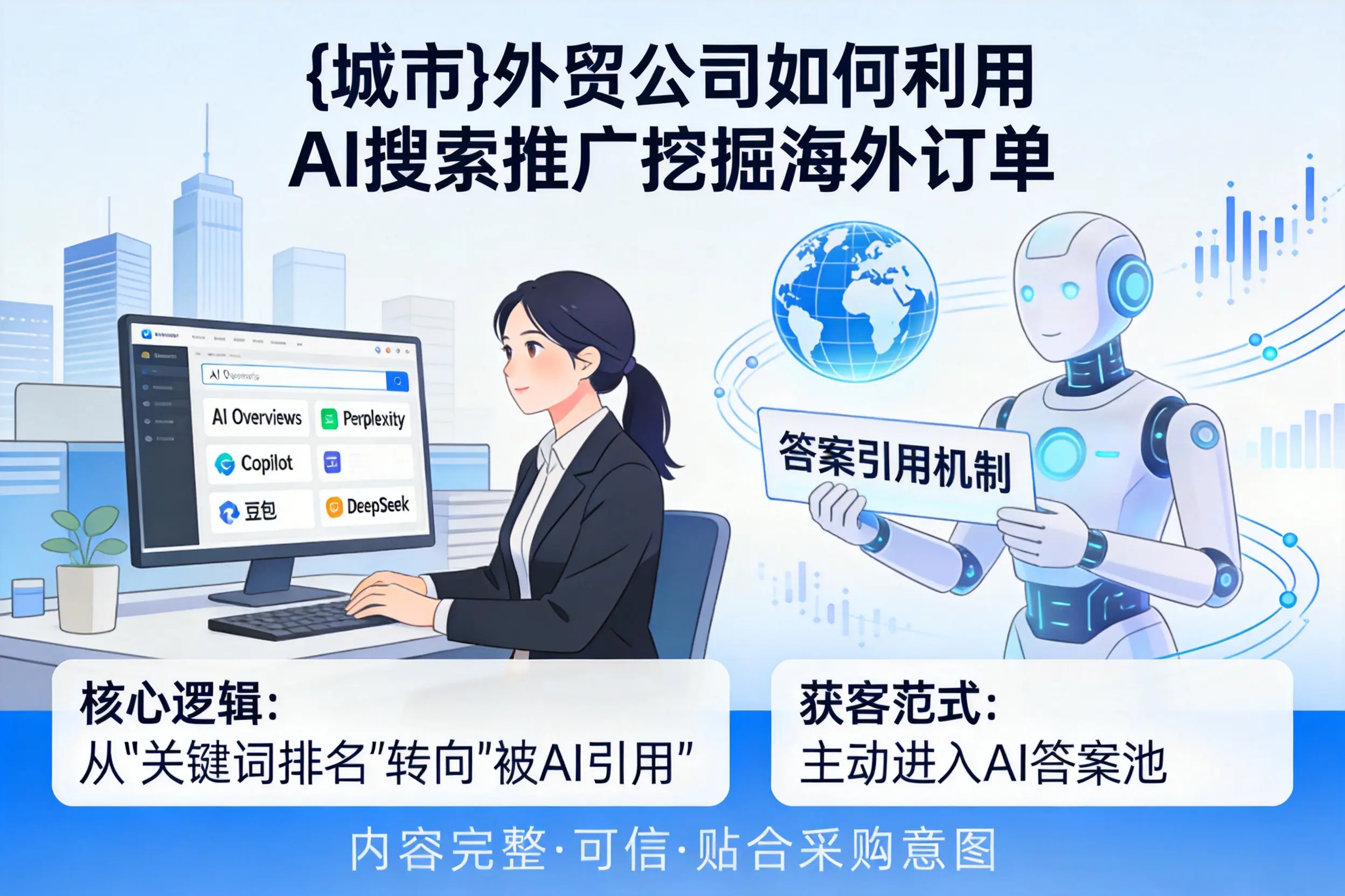 丹东外贸公司如何利用AI搜索推广挖掘海外订单