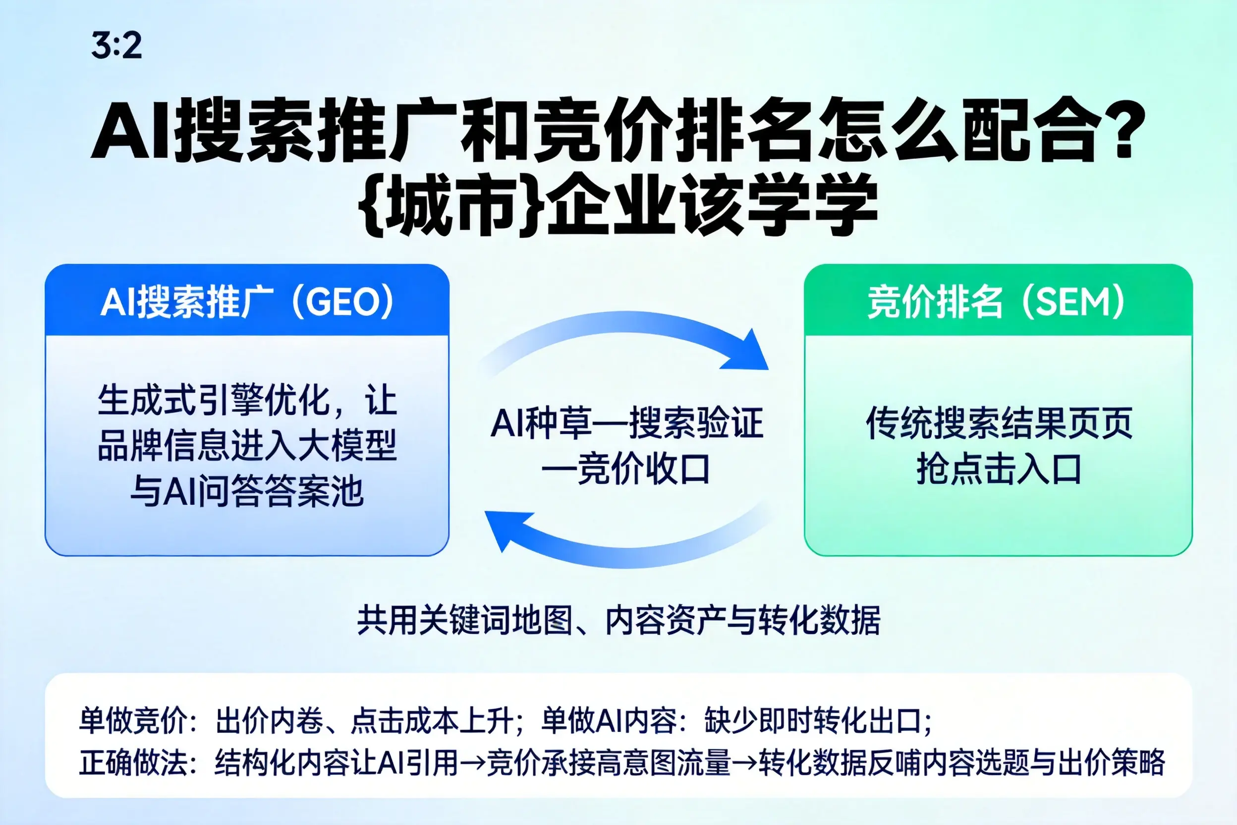 AI搜索推广和竞价排名怎么配合？丹东企业该学学