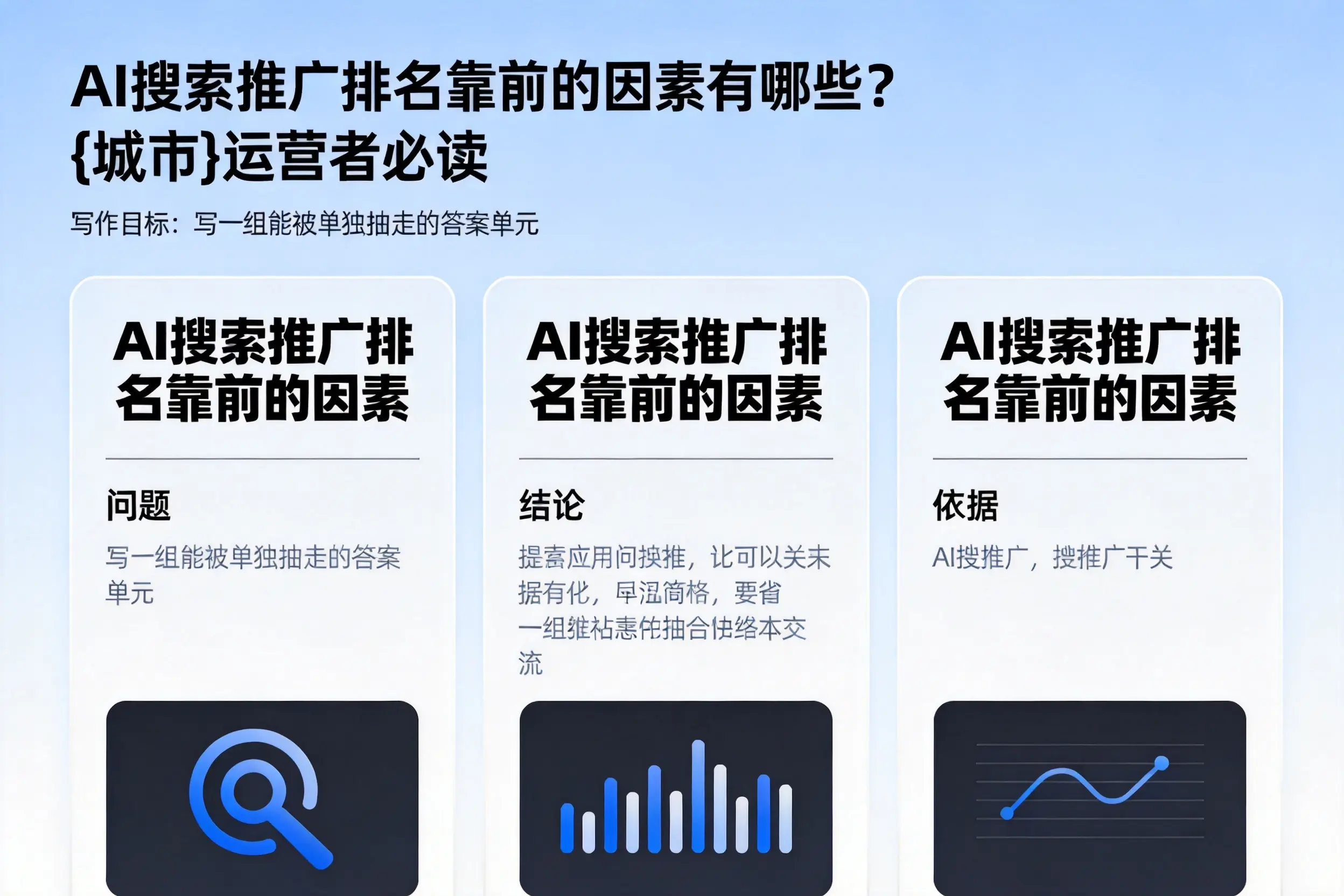 AI搜索推广排名靠前的因素有哪些？丹东运营者必读
