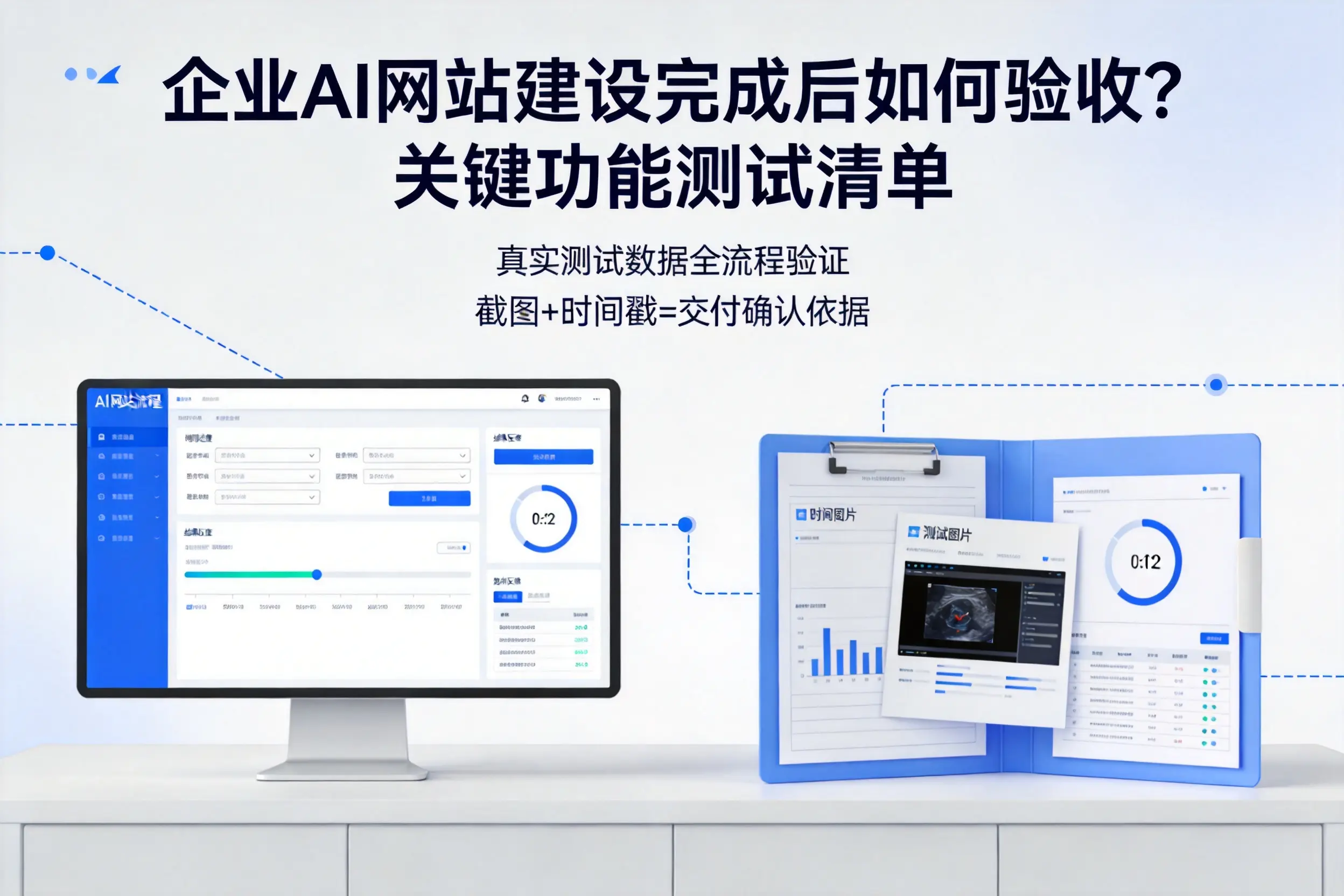 丹东企业AI网站建设完成后如何验收？关键功能测试清单