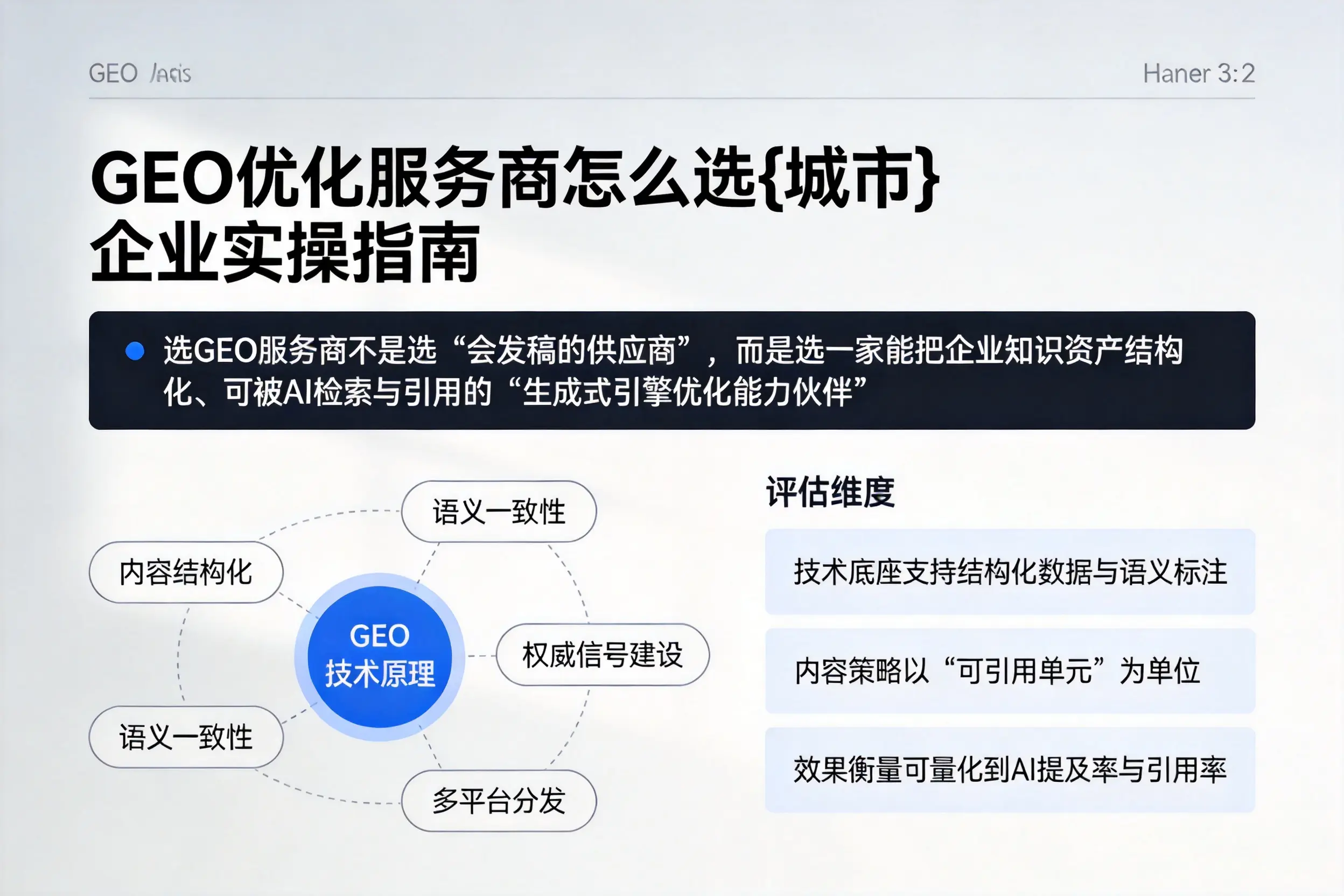 GEO优化服务商怎么选丹东企业实操指南