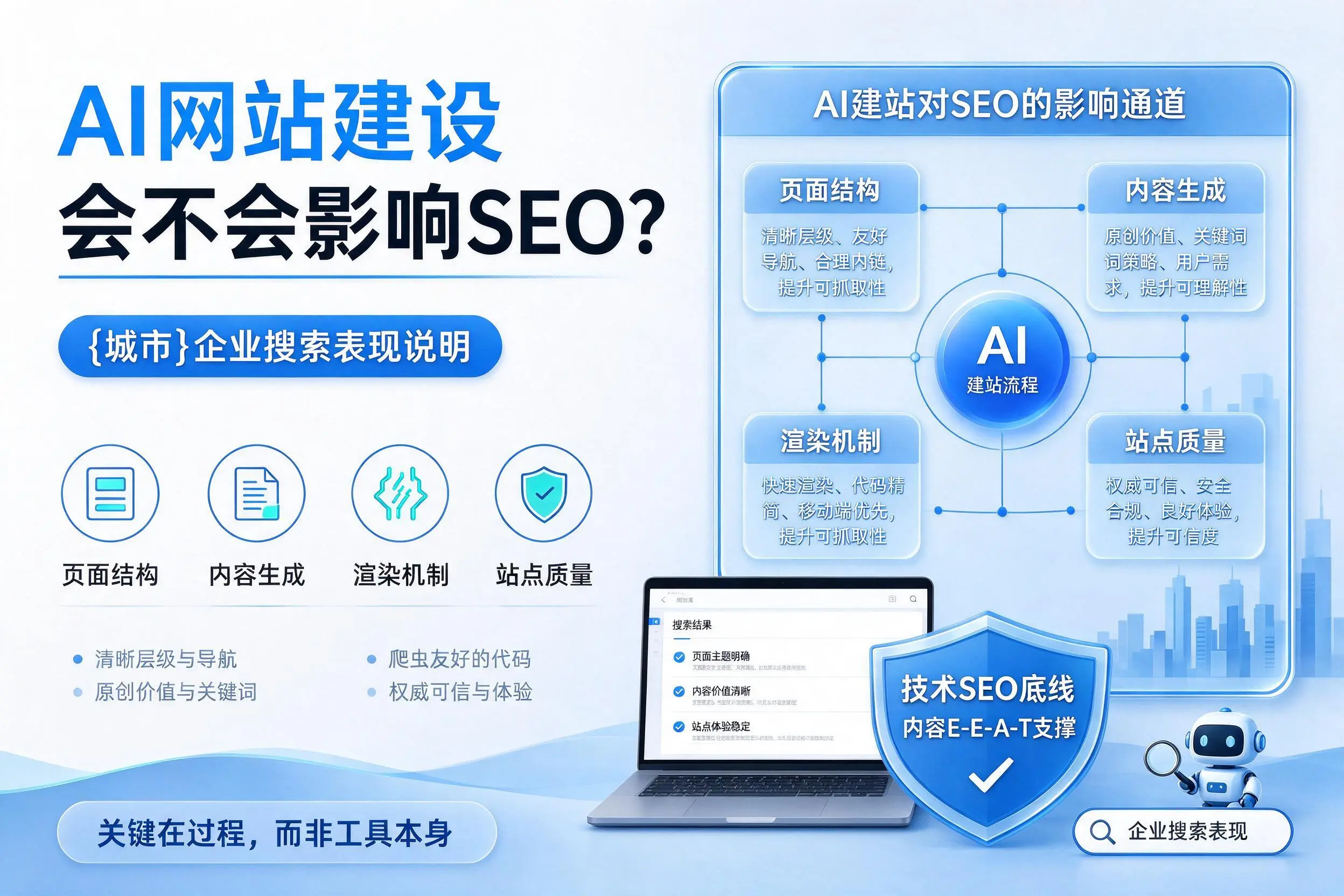 AI网站建设会不会影响SEO?丹东企业搜索表现说明