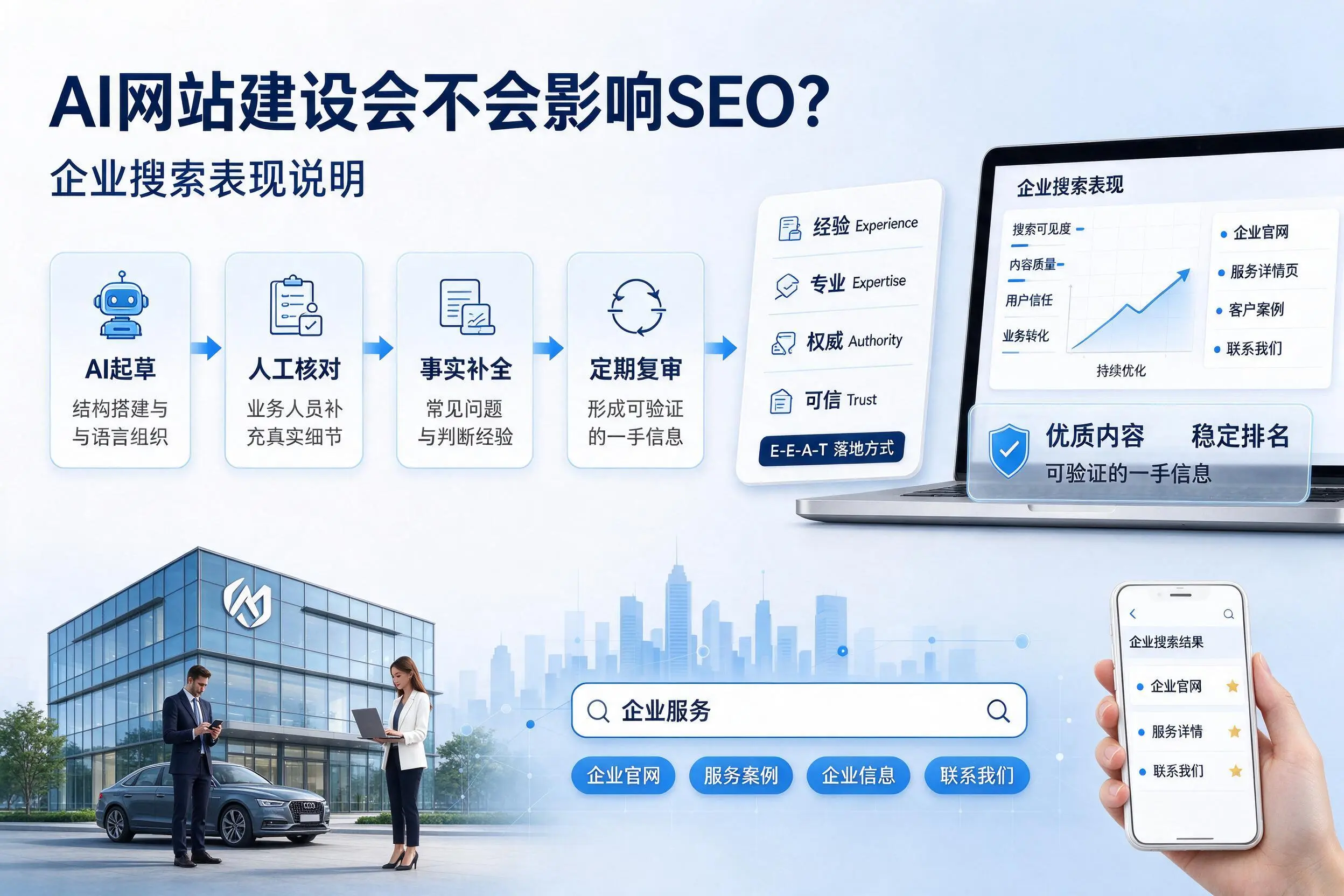 AI网站建设会不会影响SEO?丹东企业搜索表现说明