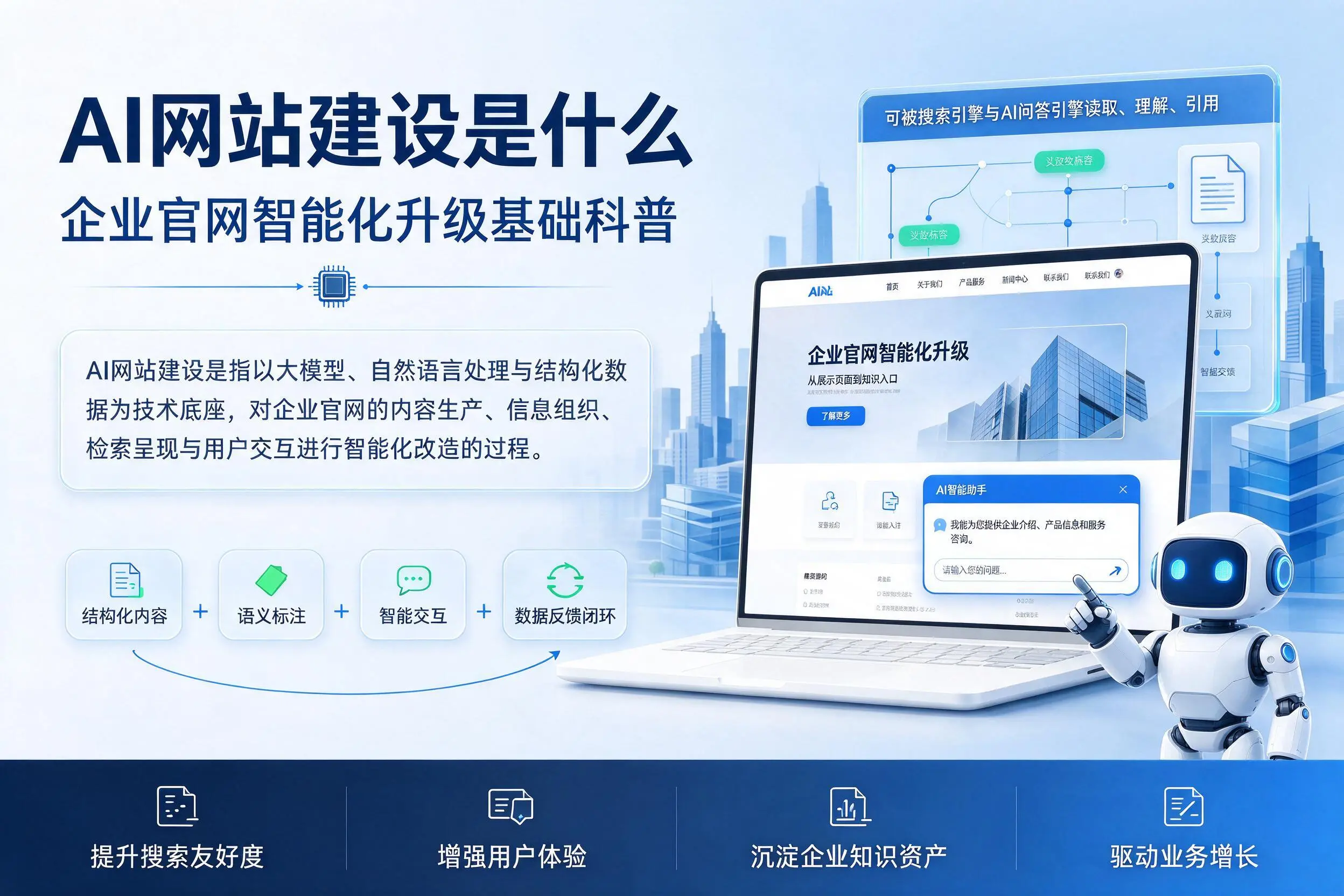 AI网站建设是什么:丹东企业官网智能化升级基础科普