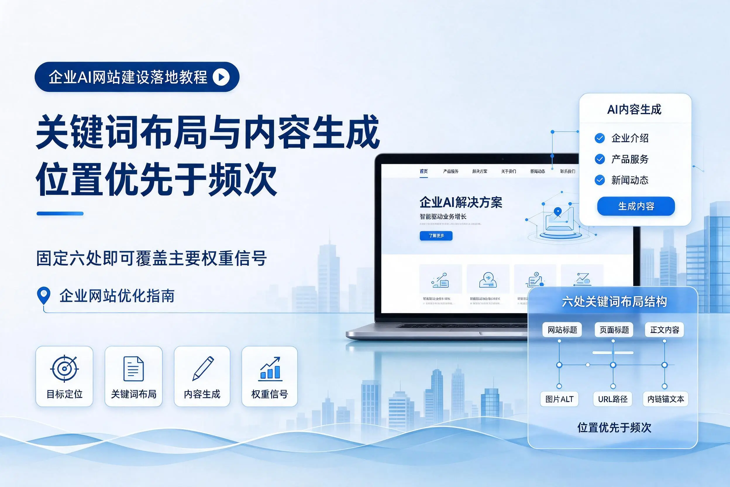 丹东企业AI网站建设落地教程：关键词布局与内容生成