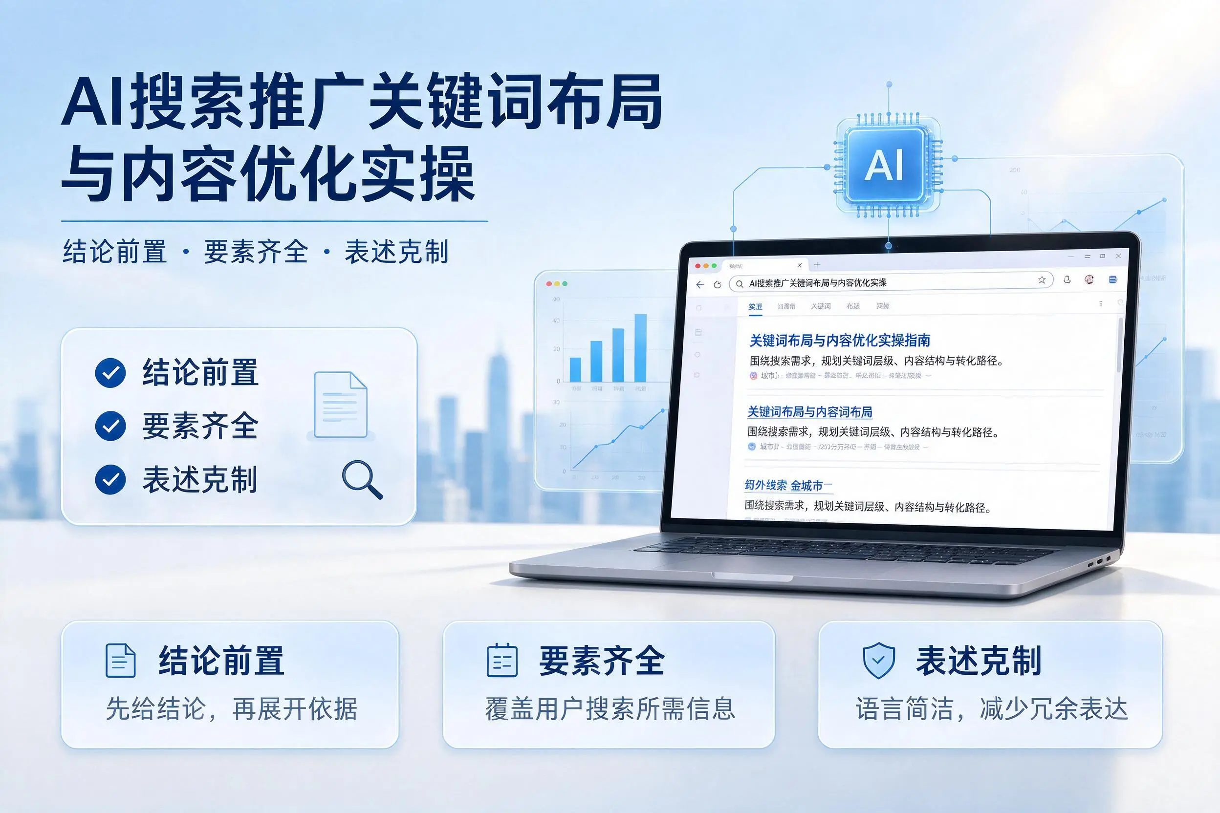 丹东AI搜索推广关键词布局与内容优化实操
